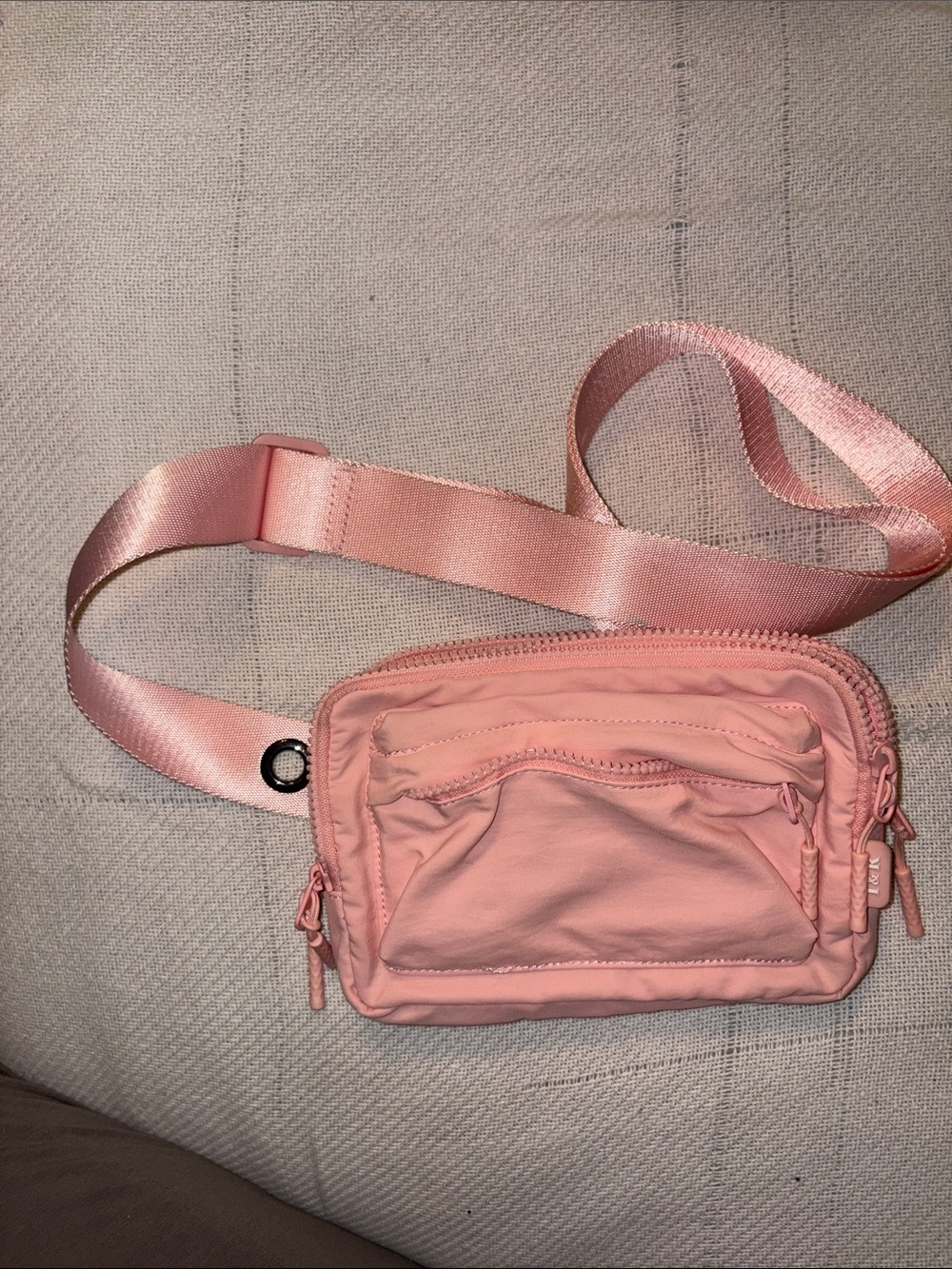 Satin Strap Pink Mini Crossbody Bag
